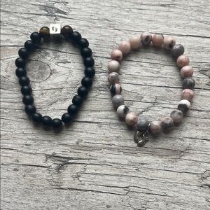 His/hers Beaded Bracelets Set